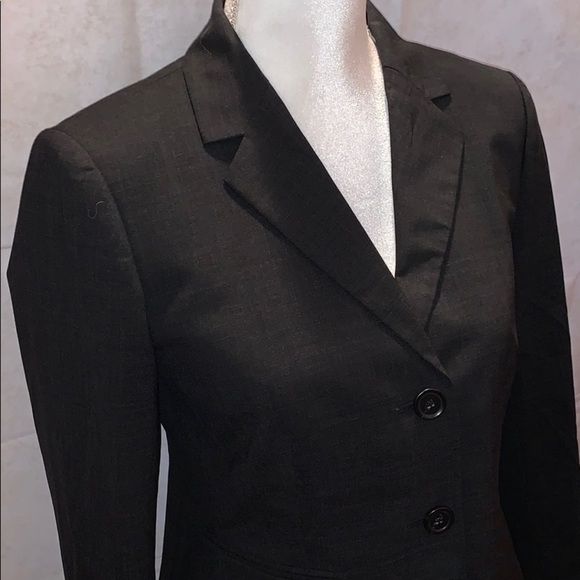 J Crew Black Button Front Blazer Fully Lined Sharp - Picture 2 of 13